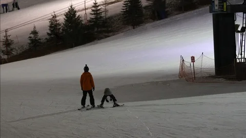 Father &amp; son ski day Vidéo 122586810