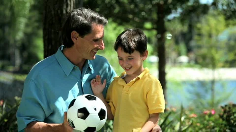 Father &amp; Son Time Video stock 722729