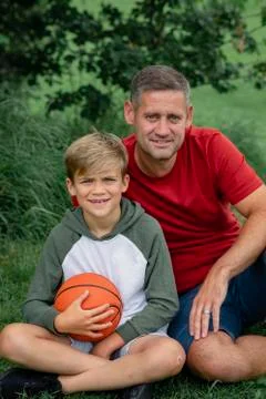 Father Son Time Stockfoto's