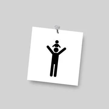 Father symbol Stock Illustration