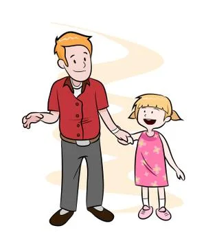 Fatherhood Stock Illustration