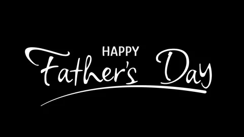 Fathers day animated Stock Footage 295654980
