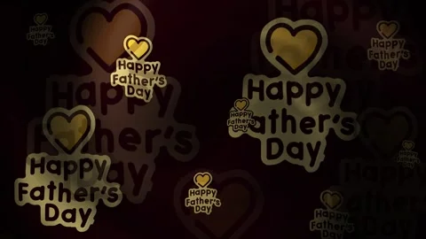 Fathers Day Background Loop Stock Footage 308964745