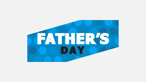 Fathers Day with blue dots pattern on fashion gradient Stock Footage 241327736