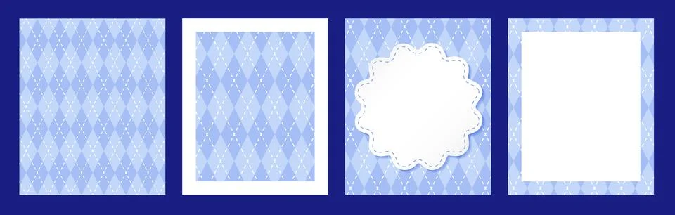 Fathers Day creative pattern set background 2026 Stock Illustration