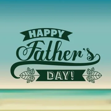 Fathers day design Stockillustratie