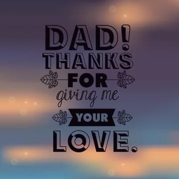 Fathers day design Illustrazione stock