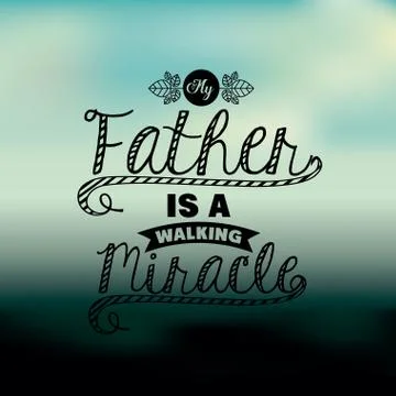 Fathers day design 스톡 일러스트