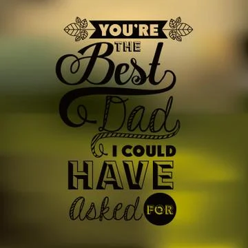 Fathers day design Illustrazione stock
