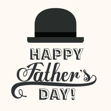 Fathers day design Illustrazione stock