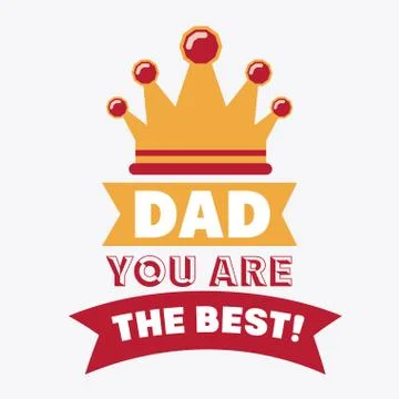 Fathers day design 스톡 일러스트