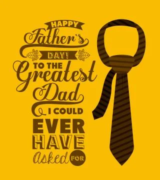 Fathers day design 스톡 일러스트
