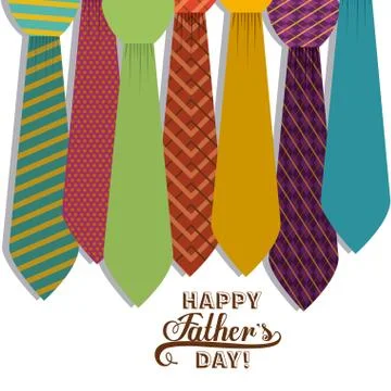 Fathers day design Stock Illustration