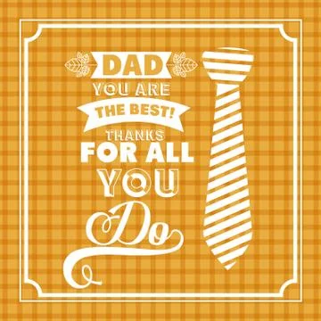 Fathers day design 스톡 일러스트