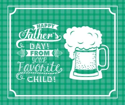 Fathers day design Stock Illustration