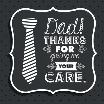 Fathers day design 스톡 일러스트