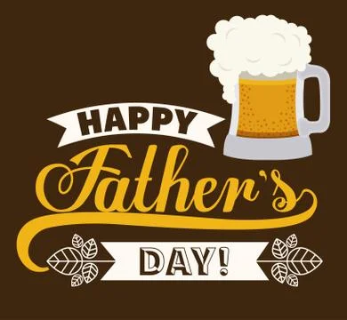 Fathers day design 스톡 일러스트