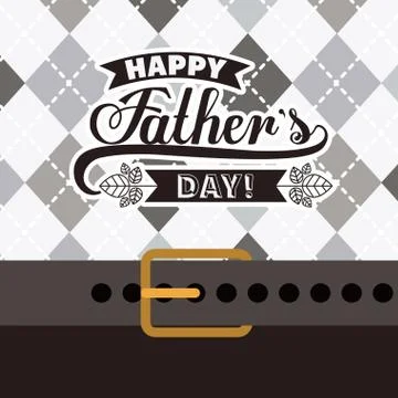 Fathers day design Illustrazione stock