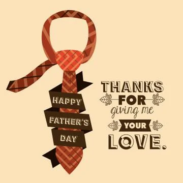 Fathers day design Illustrazione stock