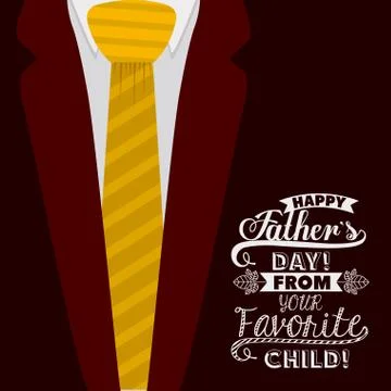 Fathers day design Illustrazione stock