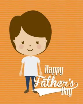 Fathers day design 스톡 일러스트