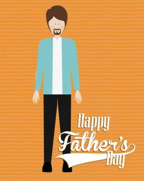 Fathers day design 스톡 일러스트