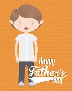 Fathers day design Illustrazione stock