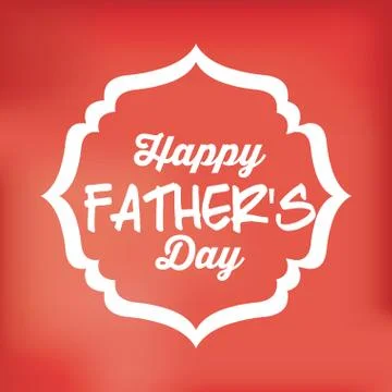 Fathers day design Illustrazione stock