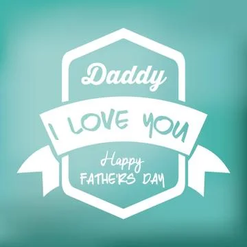 Fathers day design 스톡 일러스트