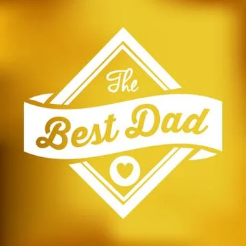Fathers day design Illustrazione stock