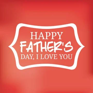Fathers day design Illustrazione stock