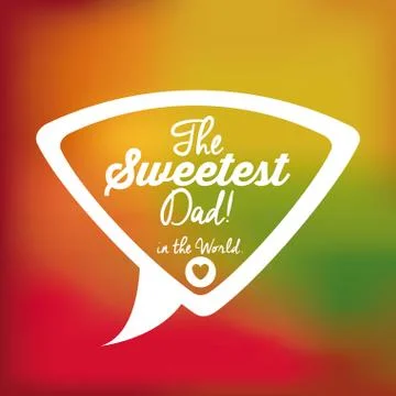 Fathers day design Illustrazione stock