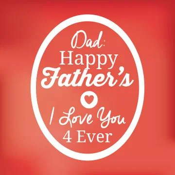 Fathers day design 스톡 일러스트