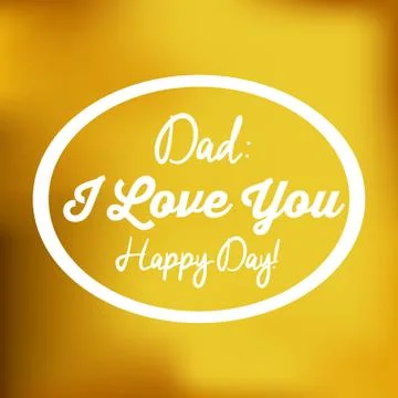 Fathers day design Illustrazione stock