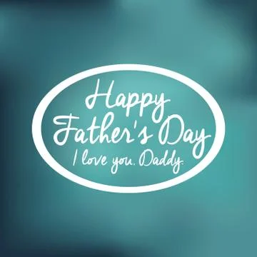 Fathers day design Stockillustratie