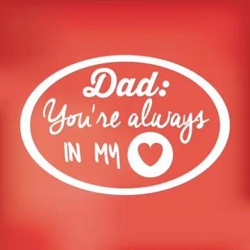 Fathers day design 스톡 일러스트