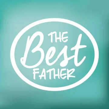 Fathers day design Illustrazione stock