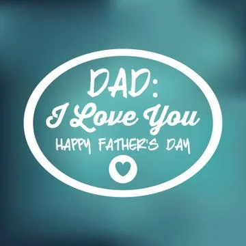 Fathers day design 스톡 일러스트