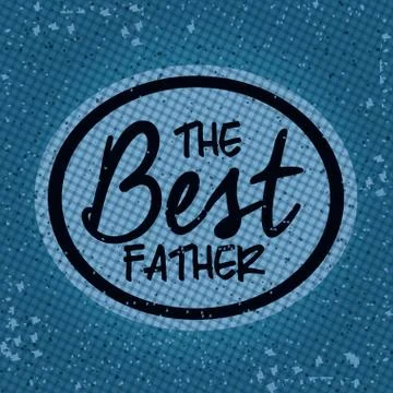 Fathers day design Illustrazione stock