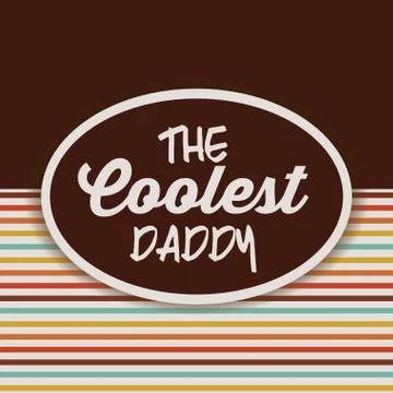 Fathers day design Illustrazione stock