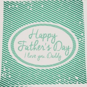 Fathers day design Stock Illustration