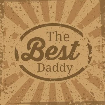 Fathers day design Illustrazione stock
