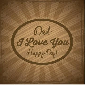 Fathers day design 스톡 일러스트