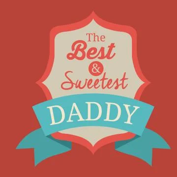 Fathers day design 스톡 일러스트