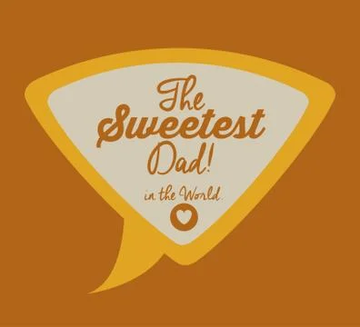 Fathers day design Illustrazione stock