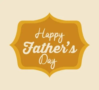 Fathers day design Stock Illustration
