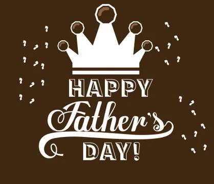 Fathers day design Illustrazione stock