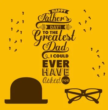 Fathers day design Illustrazione stock