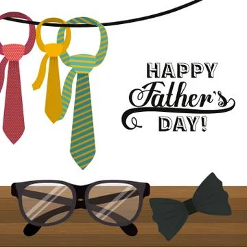Fathers day design 스톡 일러스트