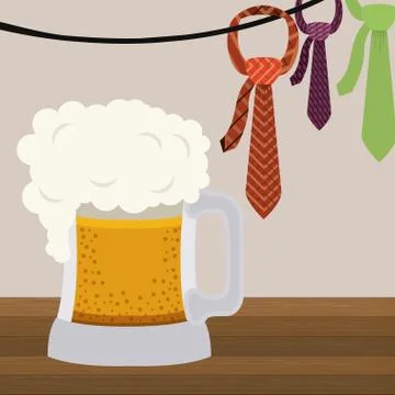 Fathers day design 스톡 일러스트